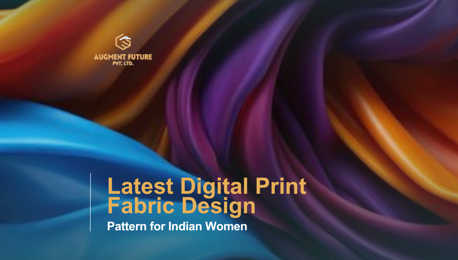 Digital Print Fabric Design Pattern for Indian Women